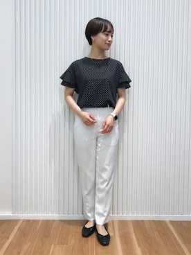 「AOYAMA（アオヤマ）のアイテム」を使った、SUIT SQUAREさん（レディース・160cm）の春コーディネート