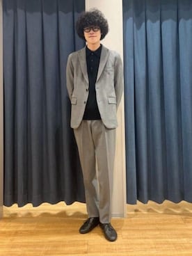 「SUIT SQUARE（スーツスクエア）のアイテム」を使った、SUIT SQUAREさん（メンズ・182cm）の春コーディネート