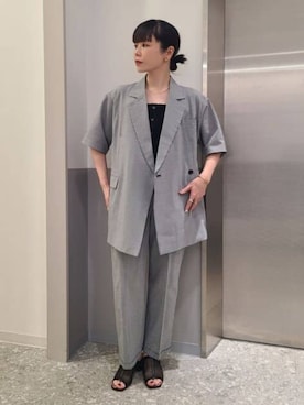 「通勤スタイル」｜SUIT SQUAREさん（レディース・156cm）の春コーディネート