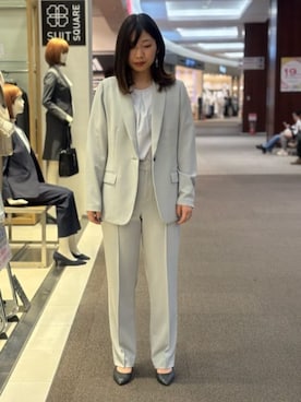 SUIT SQUAREさん(レディース・155cm)の春コーディネート