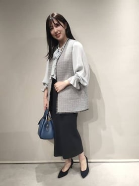 「SUIT SQUARE（スーツスクエア）のアイテム」を使った、SUIT SQUAREさん（レディース・160cm）の春コーディネート