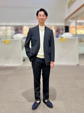「SUIT SQUARE（スーツスクエア）のアイテム」を使った、SUIT SQUAREさん（メンズ・173cm）の夏コーディネート