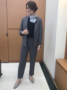 SUIT SQUAREさん（レディース・170cm）の冬コーディネート