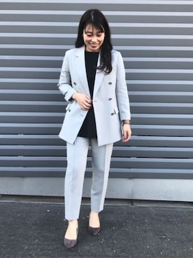 「SUIT SQUARE（スーツスクエア）のアイテム」を使った、SUIT SQUAREさん（レディース・158cm）の夏コーディネート