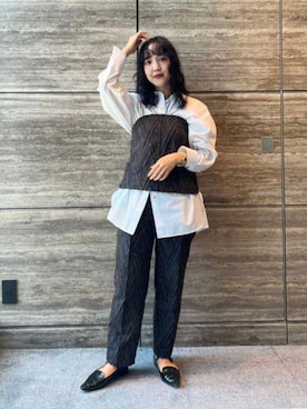 「CIS.（シス）のアイテム」を使った、SUIT SQUAREさん（レディース・155cm）の冬コーディネート