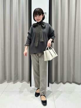 SUIT SQUAREさん（レディース・156cm）の冬コーディネート