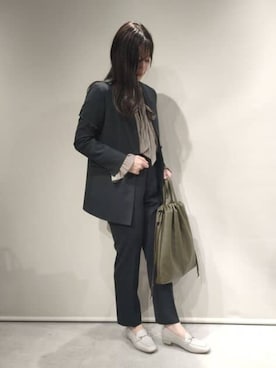 「SUIT SQUARE（スーツスクエア）のアイテム」を使った、SUIT SQUAREさん（レディース・160cm）の春コーディネート