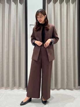 SUIT SQUAREさん（レディース・170cm）の冬コーディネート