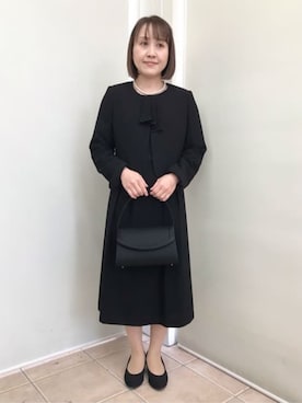 「AOYAMA（アオヤマ）のアイテム」を使った、SUIT SQUAREさん（レディース・150cm）の冬コーディネート