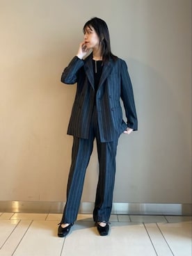 SUIT SQUAREさん（レディース・163cm）の冬コーディネート