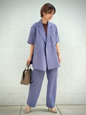 「CIS.（シス）のアイテム」を使った、SUIT SQUAREさん（レディース・157cm）の春コーディネート