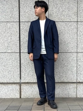 SUIT SQUAREさん（メンズ・177cm）の冬コーディネート