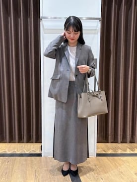 SUIT SQUAREさん（レディース・162cm）の冬コーディネート