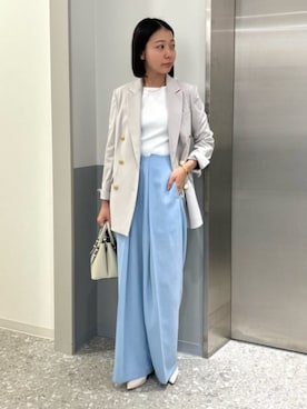 「SUIT SQUARE（スーツスクエア）のアイテム」を使った、SUIT SQUAREさん（レディース・160cm）の春コーディネート