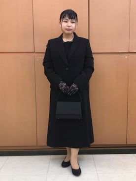 SUIT SQUAREさん（レディース・148cm）の冬コーディネート