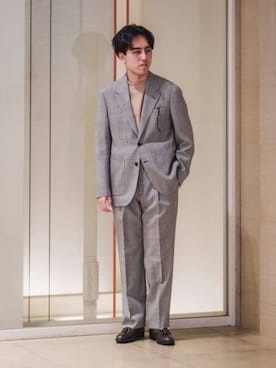 「SUIT SQUARE（スーツスクエア）のアイテム」を使った、SUIT SQUAREさん（メンズ・173cm）の春コーディネート