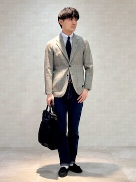 「通勤スタイル」｜SUIT SQUAREさん（メンズ・175cm）の春コーディネート