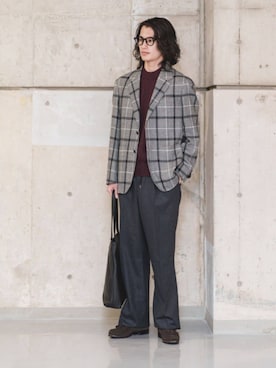 SUIT SQUAREさん（メンズ・173cm）の冬コーディネート