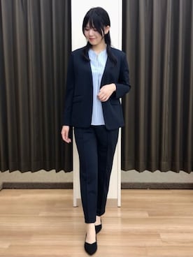 SUIT SQUAREさん（レディース・160cm）の冬コーディネート