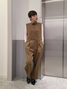 SUIT SQUAREさん（レディース・156cm）の冬コーディネート