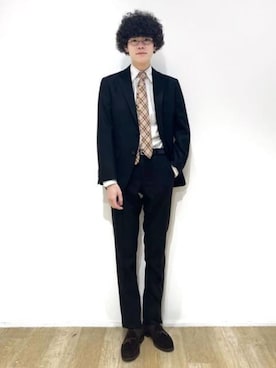 SUIT SQUAREさん（メンズ・182cm）の冬コーディネート