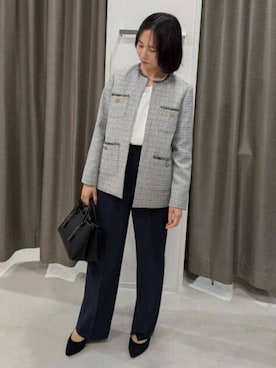 SUIT SQUAREさん（レディース・152cm）の冬コーディネート