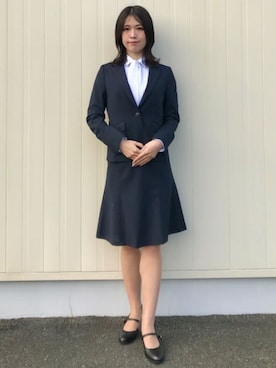 SUIT SQUAREさん（レディース・163cm）の冬コーディネート