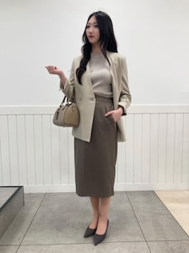 SUIT SQUAREさん（レディース・163cm）の冬コーディネート