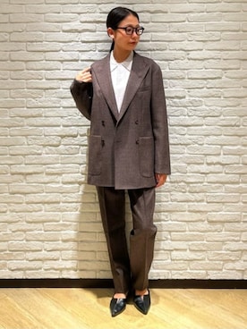 SUIT SQUAREさん（レディース・160cm）の冬コーディネート