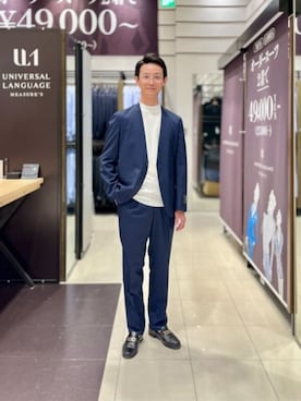 SUIT SQUAREさん（メンズ・173cm）の冬コーディネート