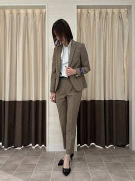 「通勤」｜SUIT SQUAREさん（レディース・167cm）の春コーディネート