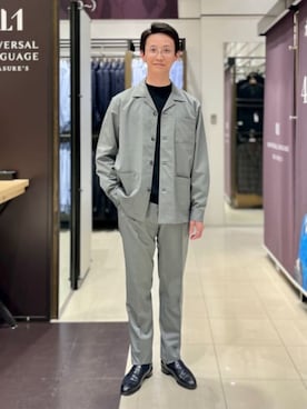 SUIT SQUAREさん(メンズ・173cm)の冬コーディネート