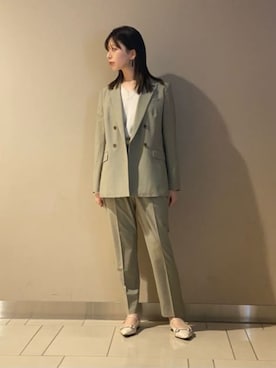 「SUIT SQUARE（スーツスクエア）のアイテム」を使った、SUIT SQUAREさん（レディース・163cm）の冬コーディネート