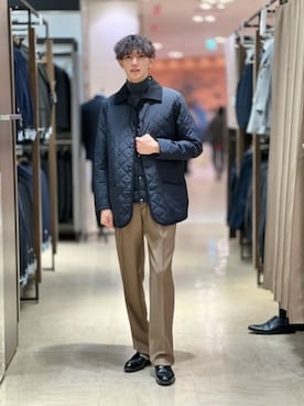 SUIT SQUAREさん（メンズ・185cm）の冬コーディネート