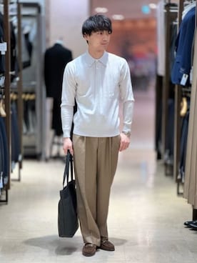 SUIT SQUAREさん（メンズ・175cm）の冬コーディネート