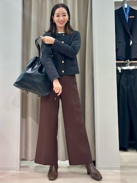 SUIT SQUAREさん（レディース・170cm）の冬コーディネート