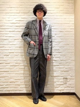 SUIT SQUAREさん（メンズ・182cm）の冬コーディネート