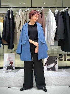 SUIT SQUAREさん（レディース・160cm）の冬コーディネート