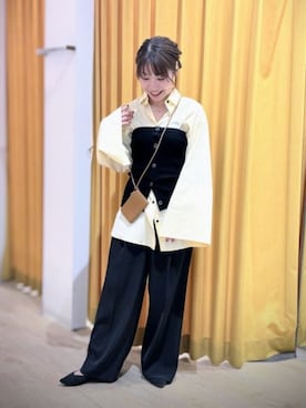 SUIT SQUAREさん（レディース・156cm）の冬コーディネート