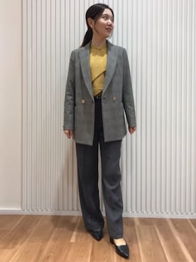 SUIT SQUAREさん（レディース・158cm）の冬コーディネート