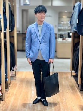 「通勤スタイル」｜SUIT SQUAREさん（メンズ・175cm）の春コーディネート