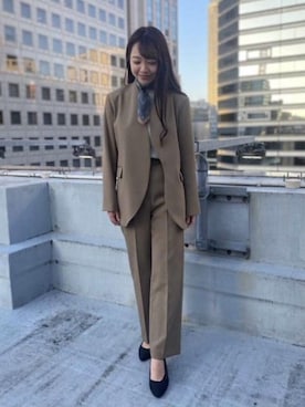 SUIT SQUAREさん（レディース・162cm）の冬コーディネート