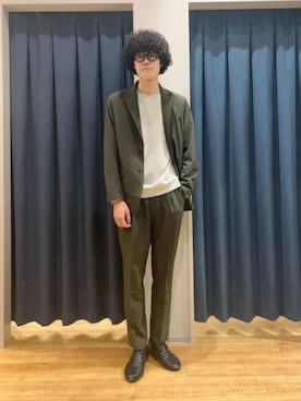 「アイテム（スーツセット）」を使った、SUIT SQUAREさん（メンズ・182cm）の冬コーディネート