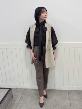 SUIT SQUAREさん（レディース・157cm）の冬コーディネート