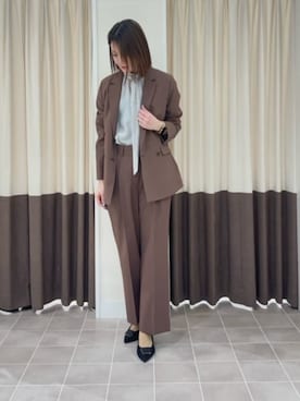 「スーツ」｜SUIT SQUAREさん（レディース・167cm）の春コーディネート