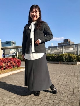 SUIT SQUAREさん（レディース・162cm）の冬コーディネート