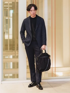 SUIT SQUAREさん（メンズ・186cm）の冬コーディネート