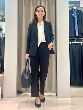 SUIT SQUAREさん（レディース・170cm）の冬コーディネート