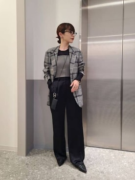 SUIT SQUAREさん(レディース・156cm)の冬コーディネート