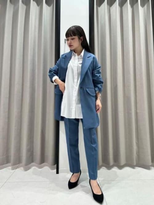 mizuiroind 24AW ウールワイドテーラードジャケット　ジャコット mizuiroind（ミズイロインド）の「mizuiro ind ワイドテーラード